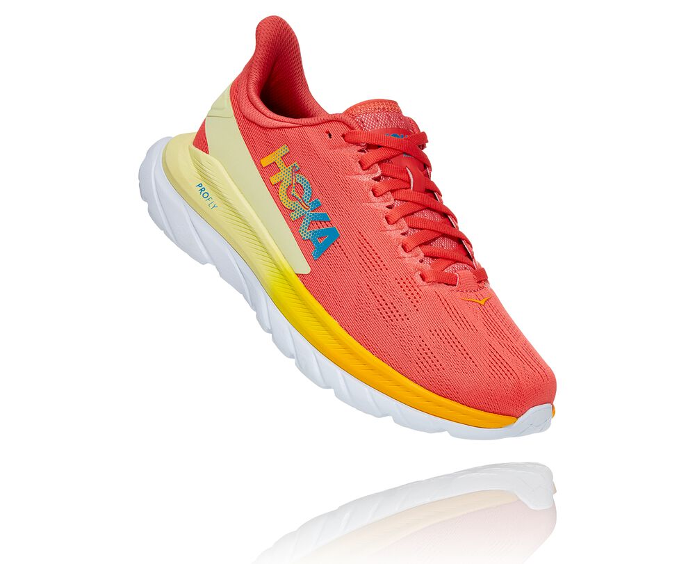 Hoka One One Mach 4 Löparskor Dam Korall - SE-7603254